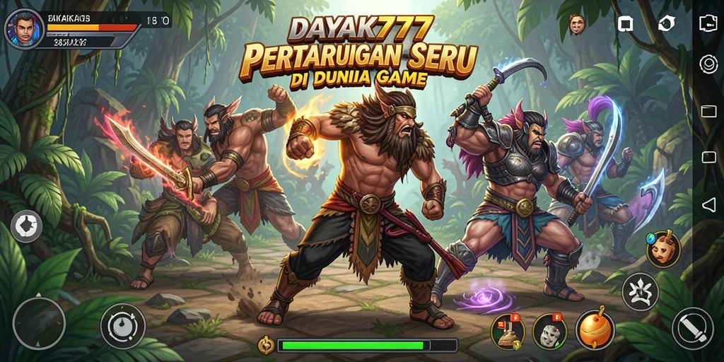 Tangkapan layar <strong>DAYAK777</strong> menunjukkan aksi pertarungan yang mendebarkan dan grafis yang menawan.
