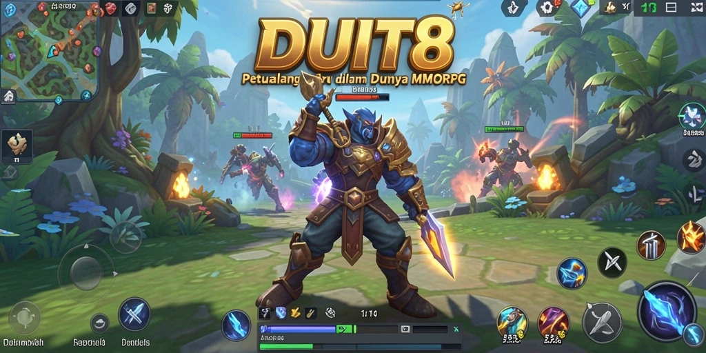 Tampilan gameplay seru dalam <strong>DUIT8</strong> yang mengesankan.