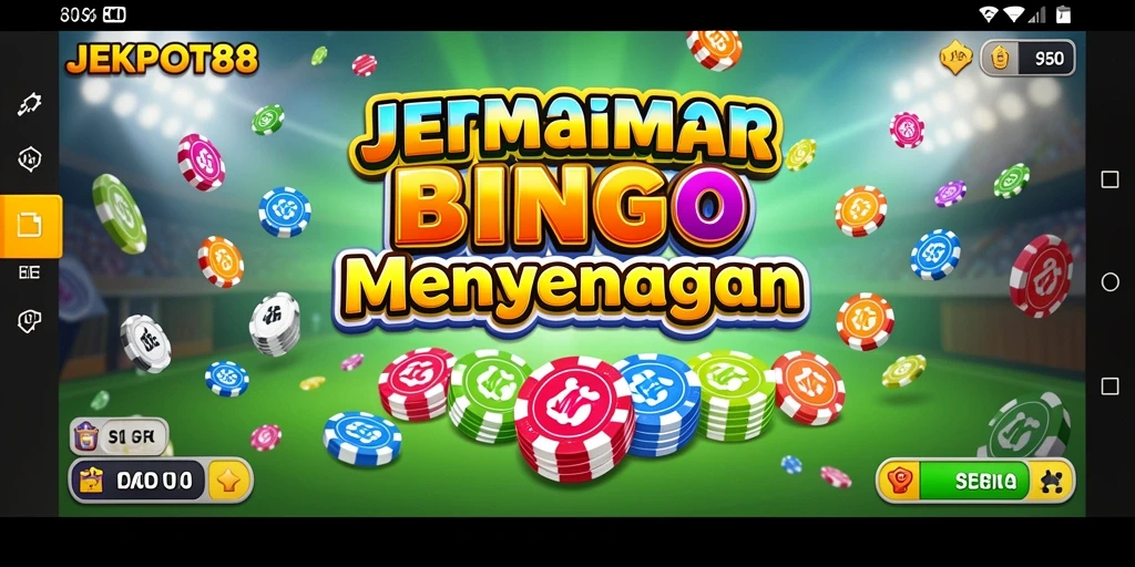 Screenshot gameplay JEKPOT88 yang menunjukkan momen seru bermain Bingo.