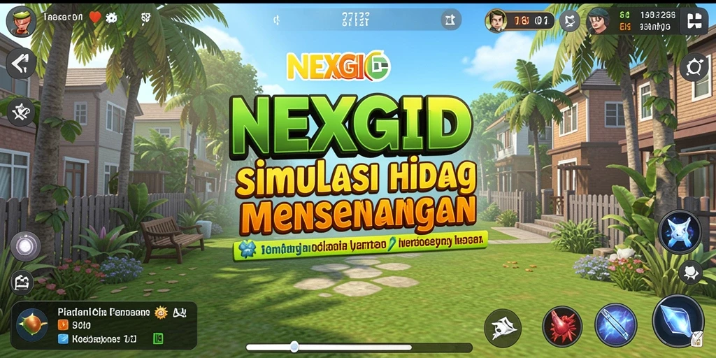 Gameplay NEXGID yang menarik dengan interaksi karakter yang mendalam.