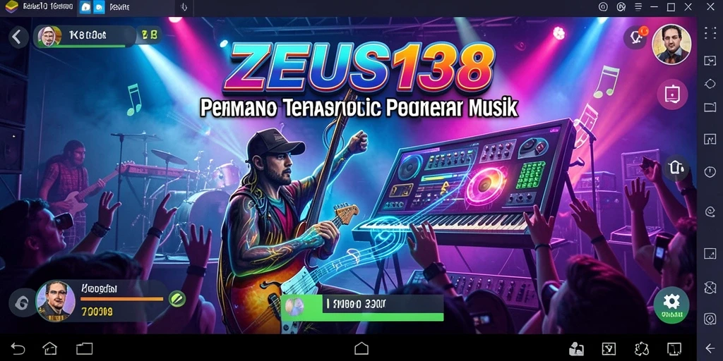 Screenshot utama ZEUS138 menampilkan gameplay yang seru dan interaktif dalam musik.